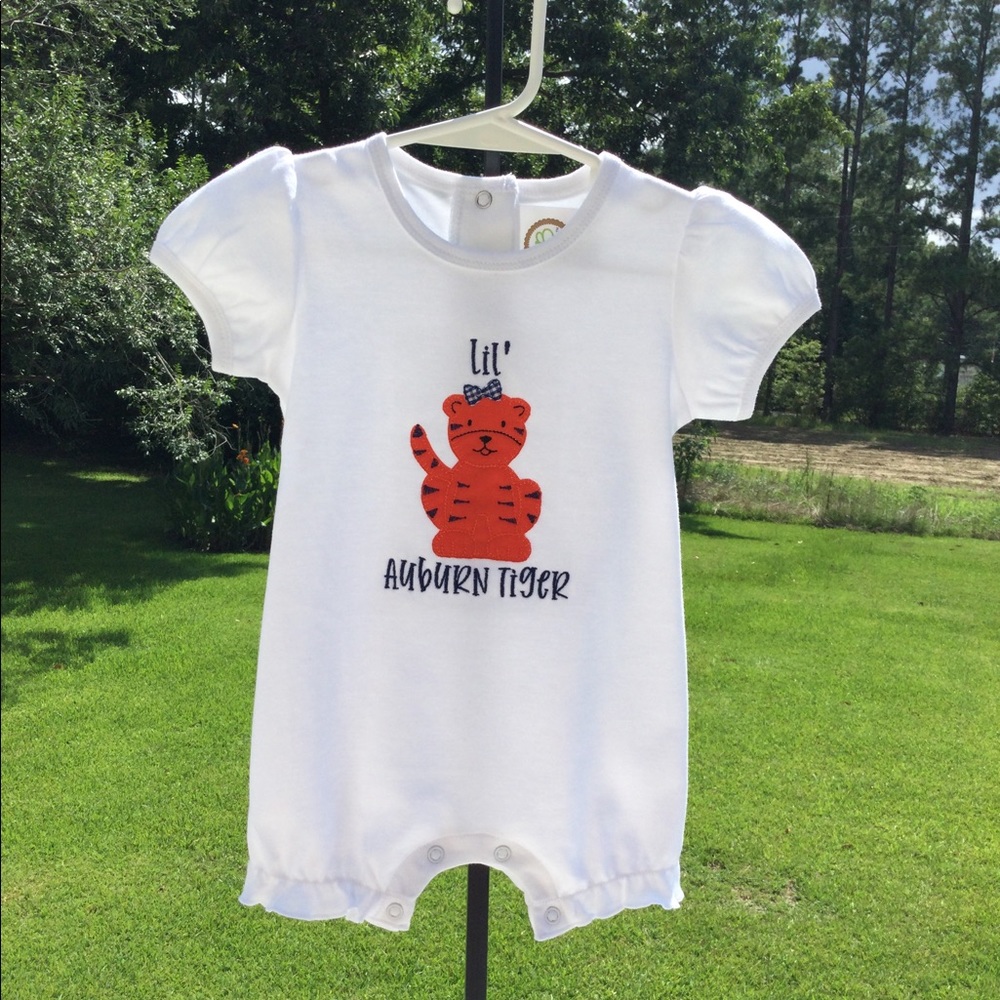 Baby Girls Auburn Romper..NWOT